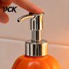 Decorative Bathroom Accessory Halloween Pumpkin Soap Dispenser, Refillable Lotion Liquid Hand Bottle, Vinyl Dispenser Durable Press Type Dispensing