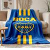 Club di Calcio Boca Juniors Morbido e confortevole Flanella Adatto per divani soggiorni campeggio all'aperto viaggi e fa anche un ottimo regalo di anniversario