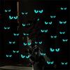 Luminous Stickers Glow in Dark Evil Peeping Eyes Stickers for Halloween Wall