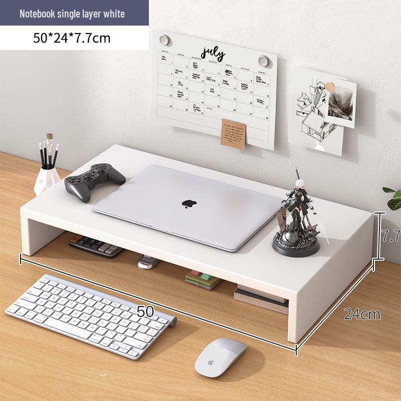 Masaüstü Bilgisayar Monitör Yükseltici Stand ve Ofis Depolama Rafı