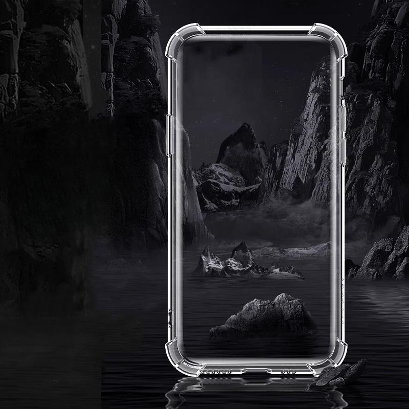עבור OPPO Realme GT 7 7T כיסוי אחורי רך מסיליקון עם כרית אוויר עבור Realme GT 7 Pro פגוש TPU שקוף כיסוי טלפון עמיד בפני זעזועים