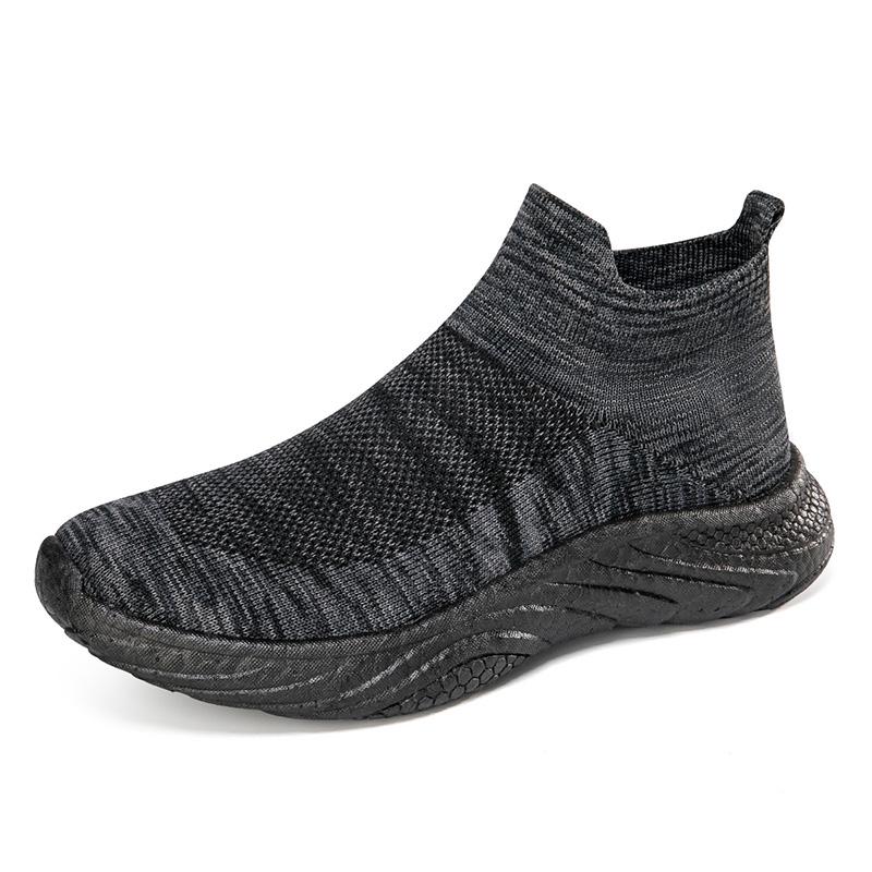 Fashion Breathable Men's Casual Shoes Soft Running Shoes Ankle Boots Socks Shoes Mesh Sneakers Comfort Tennis Shoes Sports Shoes