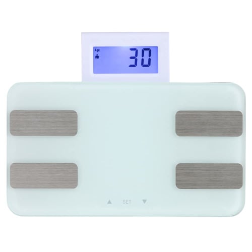 Bilancia pesapersone Iris Ohyama [ultra sottile] Registrazione personale semplice Peso Percentuale di grasso corporeo Percentuale muscolare BMI Metabolismo basale Massa ossea WBC
