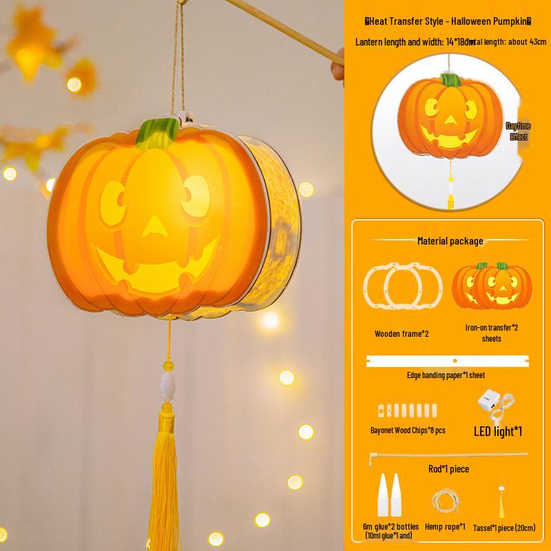 Children's DIY Pumpkin Lantern Halloween Decoration Kit