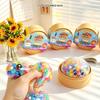 Realistic Steamed Bun Squeeze Toys, Colorful Steamed Bun Squeeze Toys Cute, Kids' Item Party Favor  Stress Relief Toys