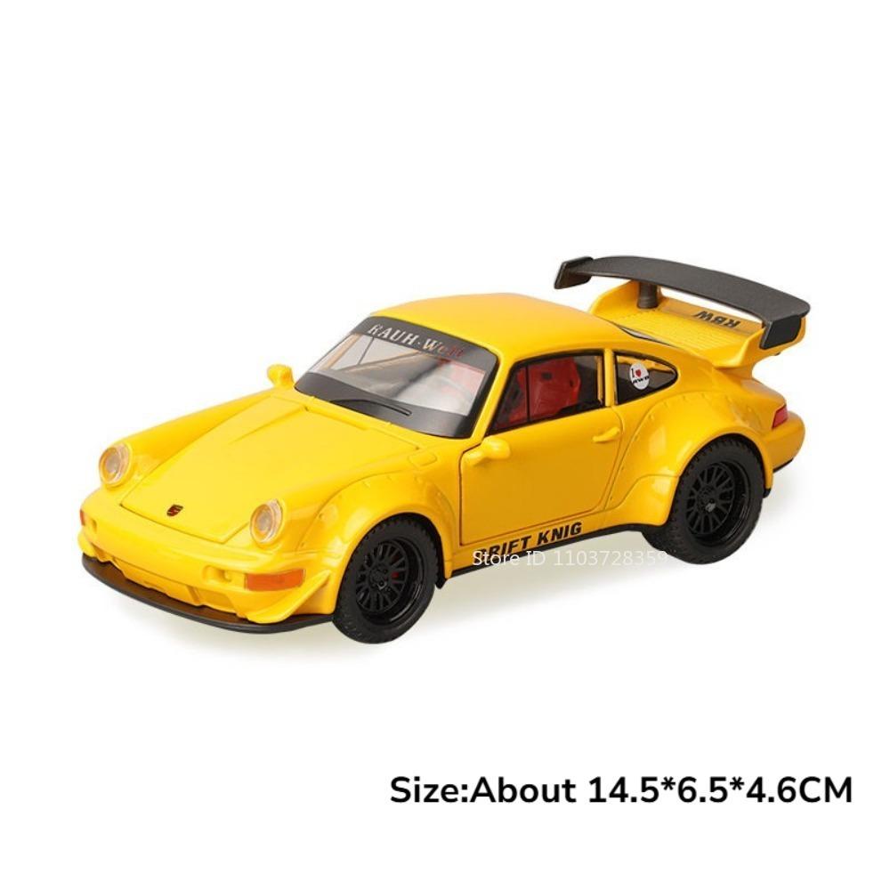 1:32 964 GT3RS Supercar Model Toys Metal Diecas Doors Opened Pull Back Rubber Tires Simulation Interior Collection Sports Cars