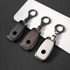 [PIMOHI] Compatible with Mercedes Benz Key Case Metal Genuine Leather