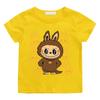 Labubu Plysjleketøy T-skjorte 100% Bomull Søt Gutter/Jenter Tegneserie T-skjorte Barn Barn Funko T-skjorte Camisetas Casual Myk Kawaii Topp