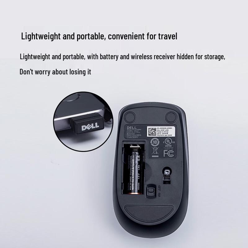 DELL WM118 2.4G Wireless Mouse (3-Pack)