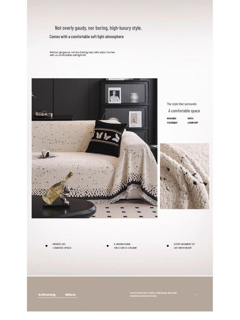 2025 All-Season Universal Sofa Cover: Anti-Scratch, Full Wrap, One-Piece Cushion Protector