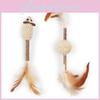 Cat Play Toy With Rope And Feather Mouse For Interactive Fun