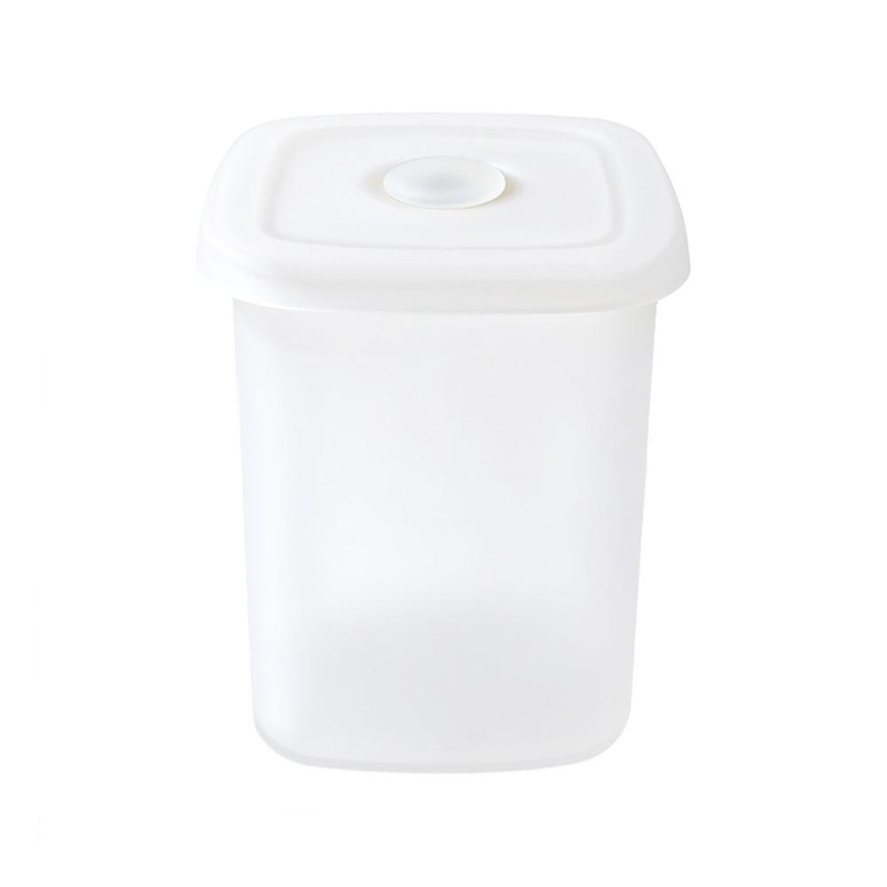 600/800/1000ml Silicone Storage Box White Blue Large Capacity Sealed Jars Food Grade Vacuum Preservation Sealed Tank