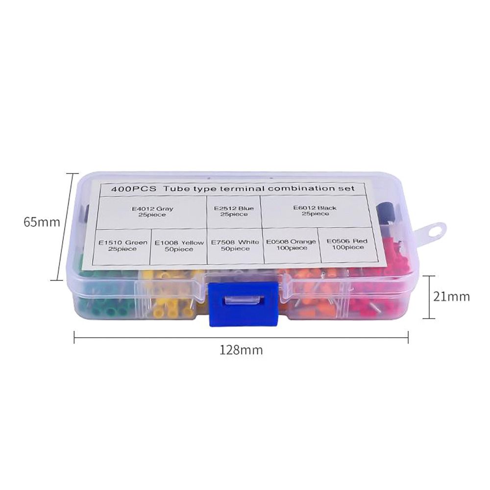 Wire Block Cord End Connector Crimp Terminals Insulated Terminator VE Tubular Tube Terminal