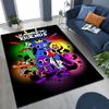 Spiel 3D R-Rainbow F-Friends Cartoon Kunst Teppich für Schlafzimmer Wohnzimmer Sofa Zuhause Fußmatte Dekor,Große rutschfeste Kinderspiel-Bodenmatte