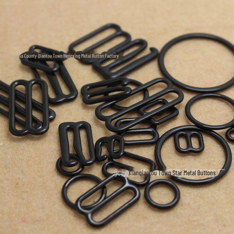 Underwear Adjustable Metal Buckle Bra Ring for DIY Clothing Accessories