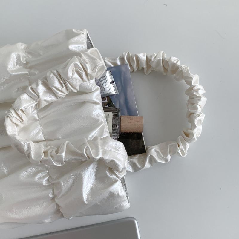 Premium Tote Bag Fashion Folds Daily Work Commuter Bag Trend Versatile Handbag Women