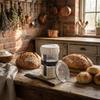Starter Kit Large 800 Ml Glass Container For Leaven With Thermometer