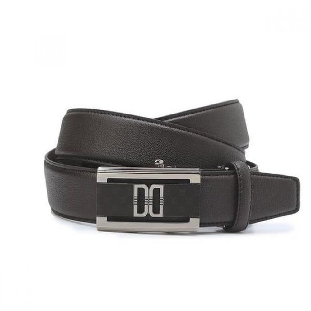 Daks Dark Brown Cow Leather Automatic Belt With Buckle Decoration Dbbe1e763w3 Single option