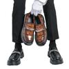 2025 British Style Plus Size Business Leather Shoes for Men - Height Increasing Thick-Soled Design