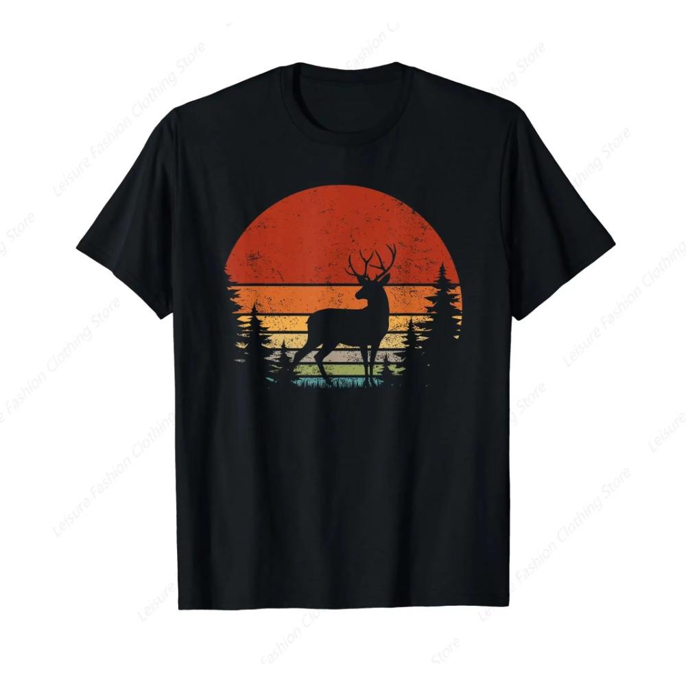 

Футболка любителя охоты на белохвостого оленя Buck Deer Hunting Vintage Retro XXXXXL чёрный
