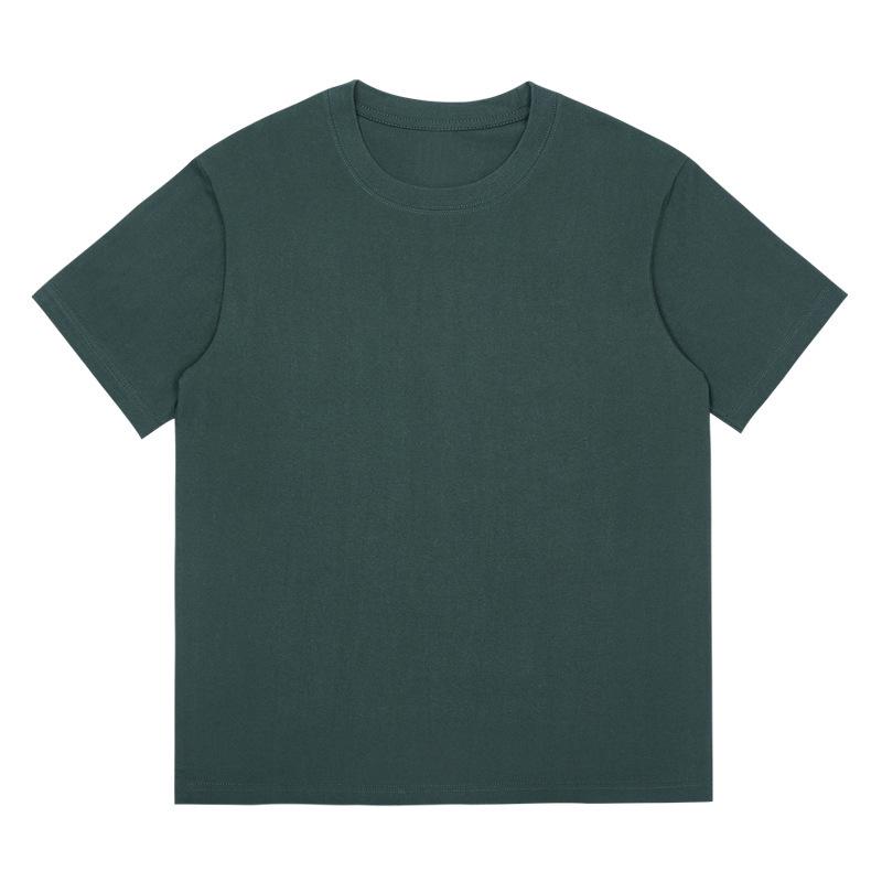 

Men s Casual White 100% Cotton Short Sleeve T-Shirt L (105-125 jins) темно-зеленого