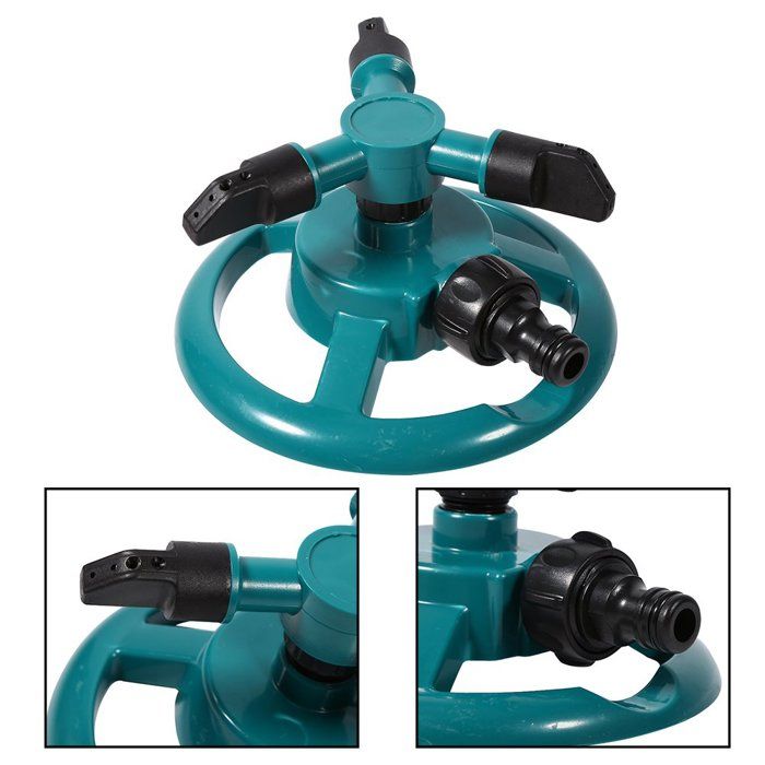 Arroseur rotatif 360° AIMOONSA - Sprinkler jardin 8-10 m, économie d'eau jusqu'à 70%