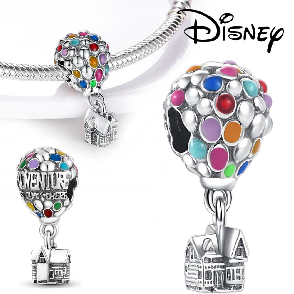 Hot Sell MINISO Disney 925 Silver Animals Mobilization Charms Beads Hot Original Bracelet Trinkets DIY Jewelry Women