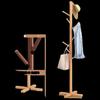 Lieve Solid Wood Floor-Standing Coat Rack