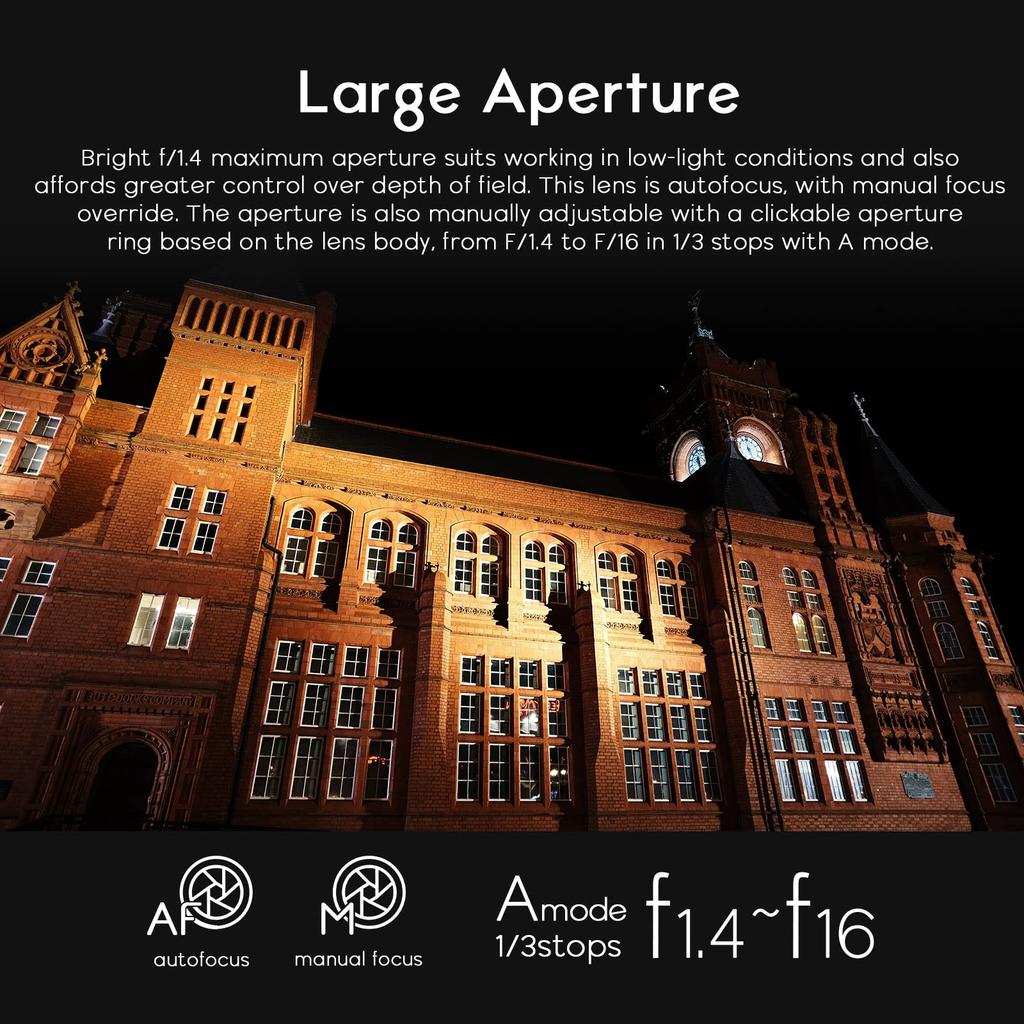 Viltrox 13mm Ultra Autofocus Lens for Nikon Compatible with Z6 and Z7 with Eye AF Perfect for Landscape and Nightscape Photography F1.4 Wide-Angle