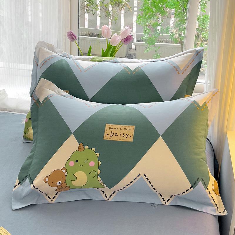 Set of Two Pure Cotton Pillowcases, 48x74cm - Pillow Core Covers [Pair Only]