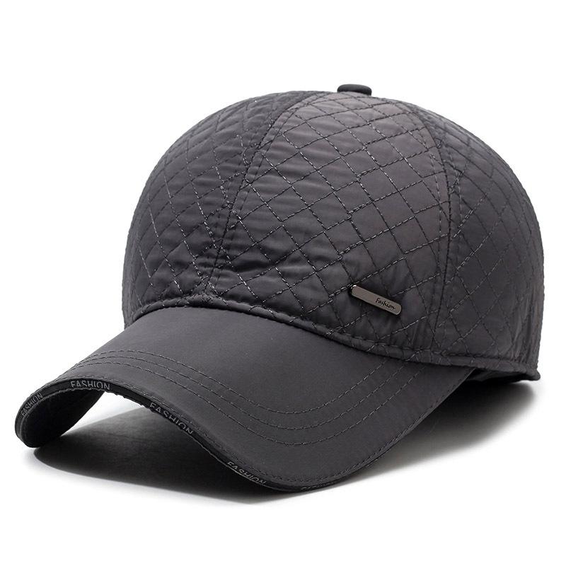Hat Men's Autumn and Winter Dad Hat Plus Velvet Warm Ear Protection Hat Grandpa Hat Outdoor Plus Velvet Cotton Hat