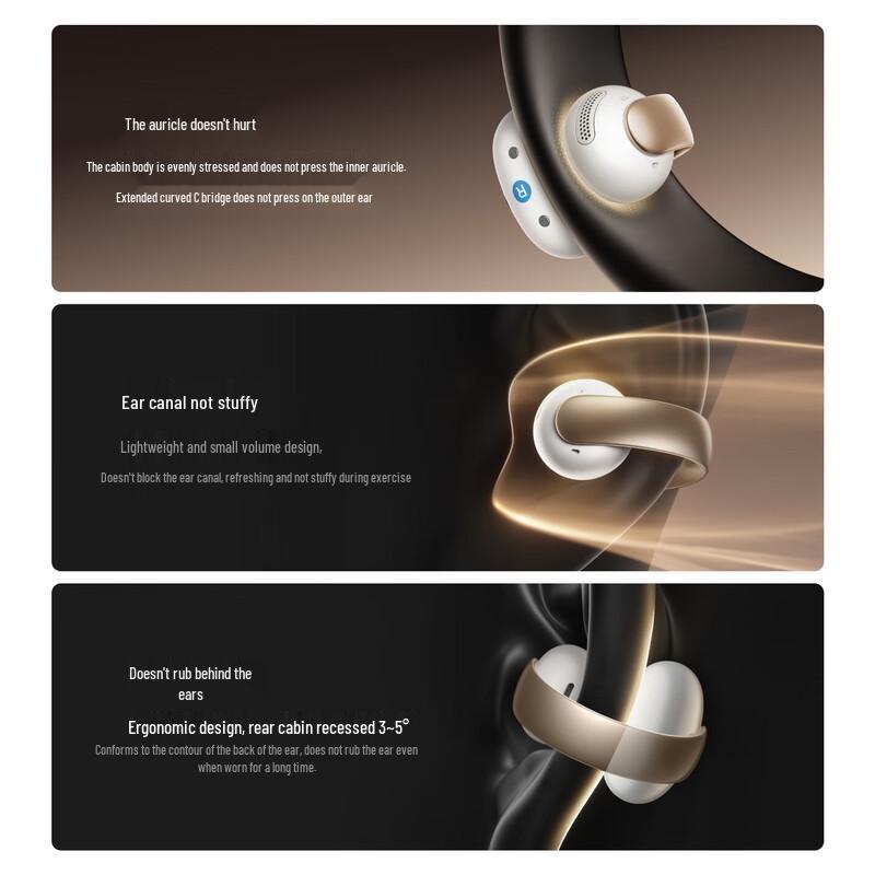 Soundcore AeroClip Ear-Clip Bluetooth Earbuds