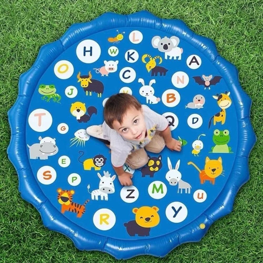 Dolphin Inflatable Water Sprinkler Pad 170cm Lawn Swimming Pool New Outdoor Game Toy Outdoor