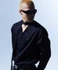 MORE THAN BLACK Logo Cardigan Shirt