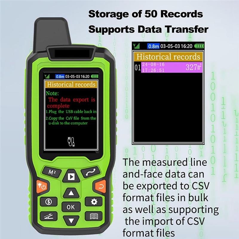 A25F-EM90 Handheld GPS Land Meter Land Area Meter For Farmland Mountain Lake Mining Slope Distance Area Measuring Instrument