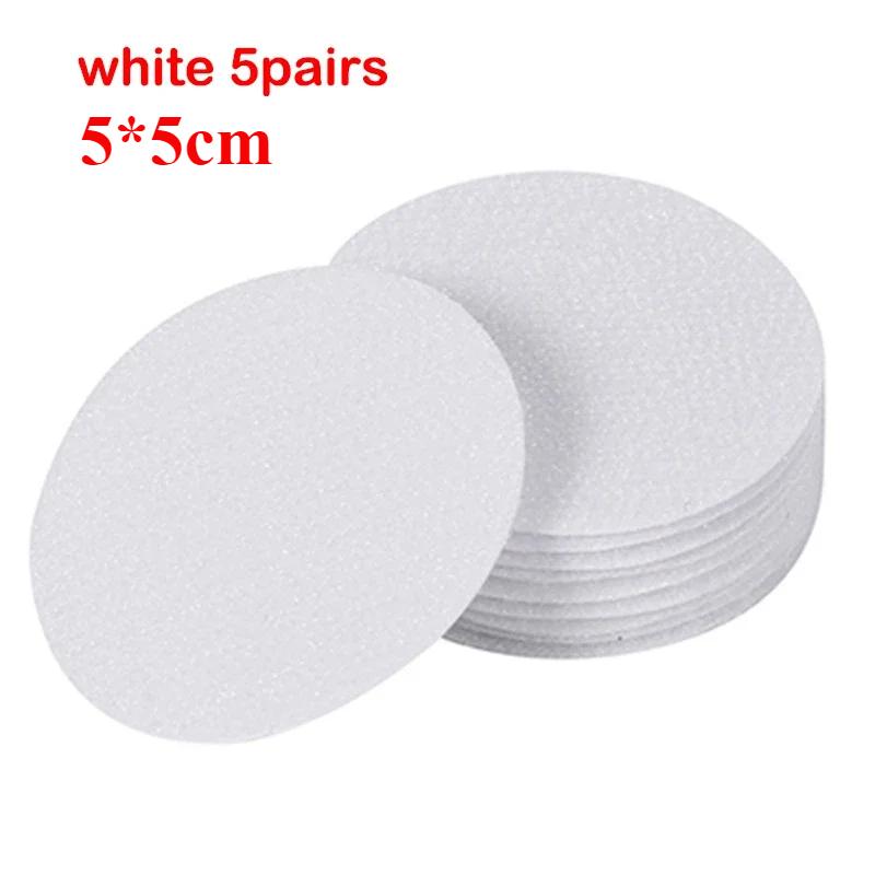 5-10Pairs Strong Self Adhesive Hook Loop Fastener Tape 60mm Nylon Magic Sticker Disc Hook Adhesive Round Hook Loop with Glue