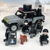 Package Small Particles Building Block Toy Miniature Weapon M-27 Off-Road Vehicle Pickup Truck Swat Car