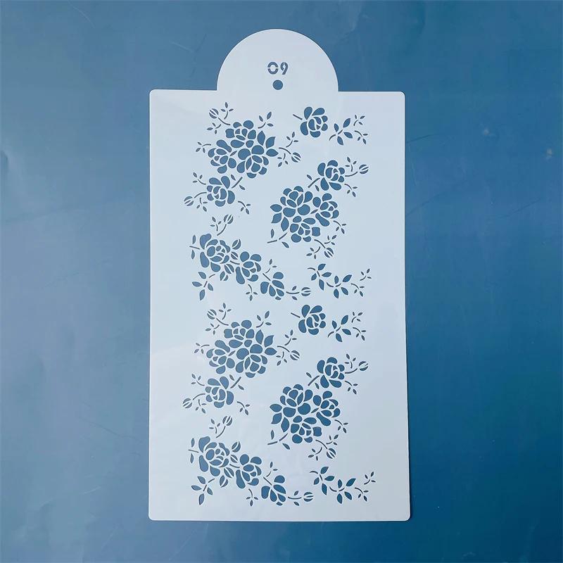 Nowe szablony siatkowe do ciasta z masy cukrowej, znaczki, szablony do wytłaczania, narzędzie do dekorowania, forma do spryskiwania na wesele, rysowanie malowanie na ciasteczka, czekoladę