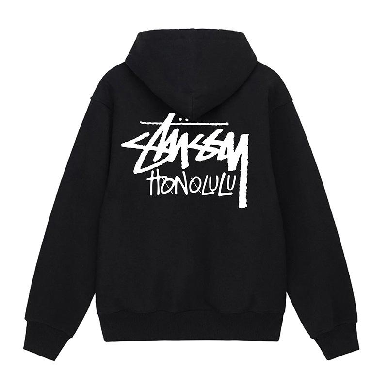 Unisex Hooded Zipper Cardigan with Label – Trendy Autumn/Winter Sweatshirt