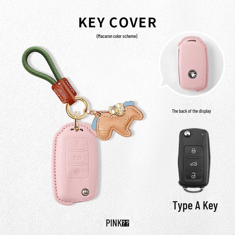 Compatible Key Cover for Skoda Rapid, Fabia, Kamiq, Karoq, Kodiaq