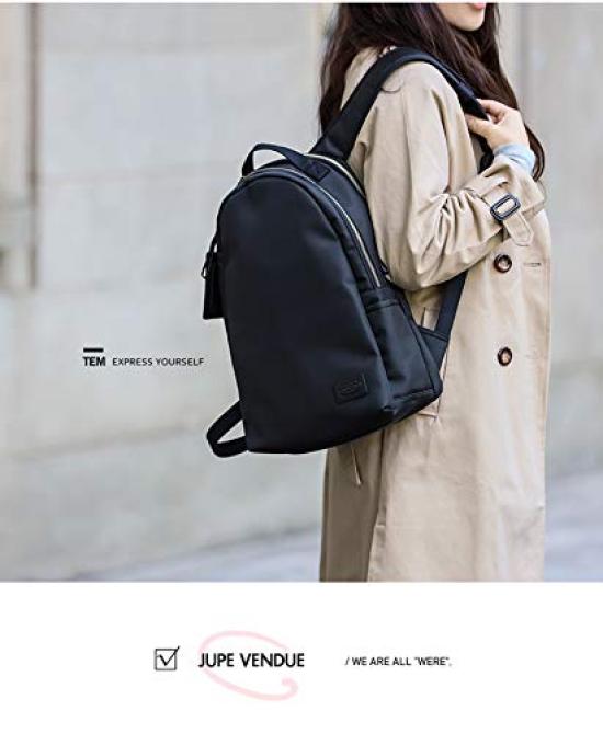 Camélia de Amour Women's Nylon Backpack, Stylish Business Backpack for Commuting, Size 5-135