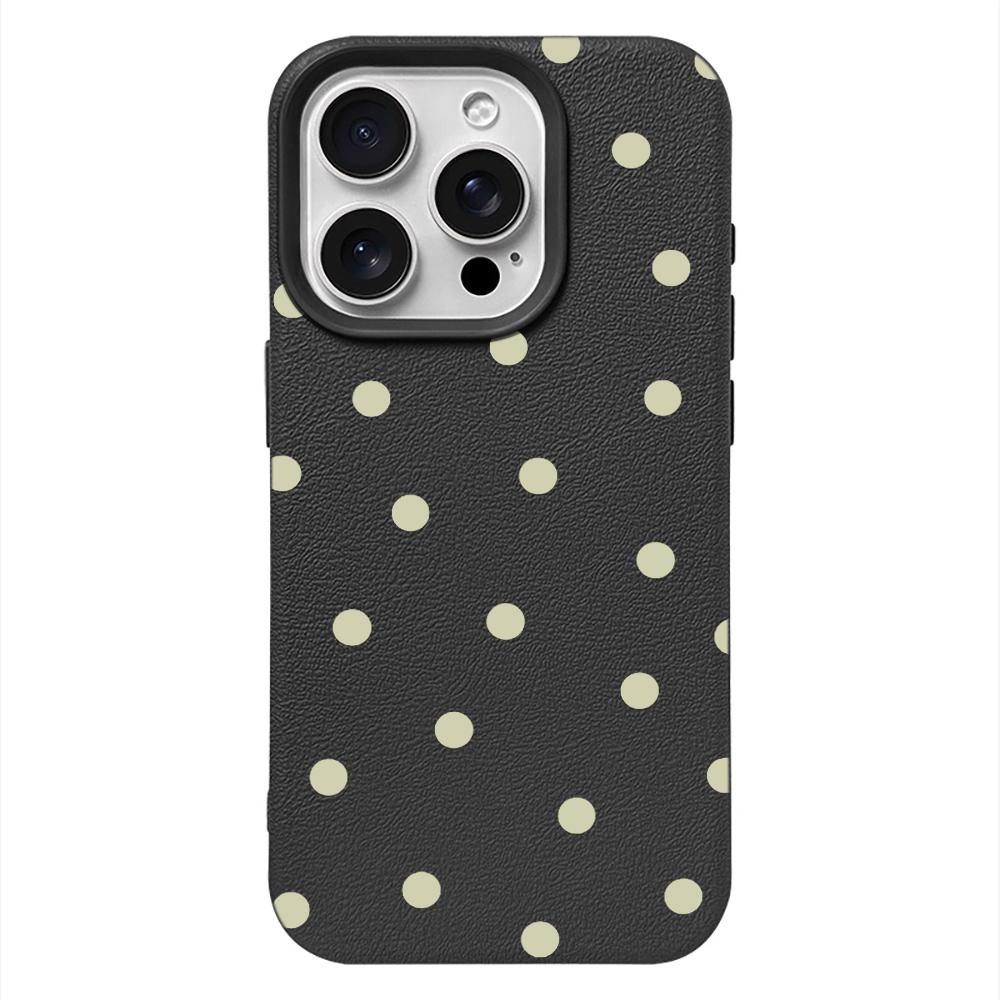 INS Polka Dot Small Fresh Phone Case For iPhone 17 14 16 15 12 11 Pro Max 13 17 Plus Soft Silcone Cover Fundas
