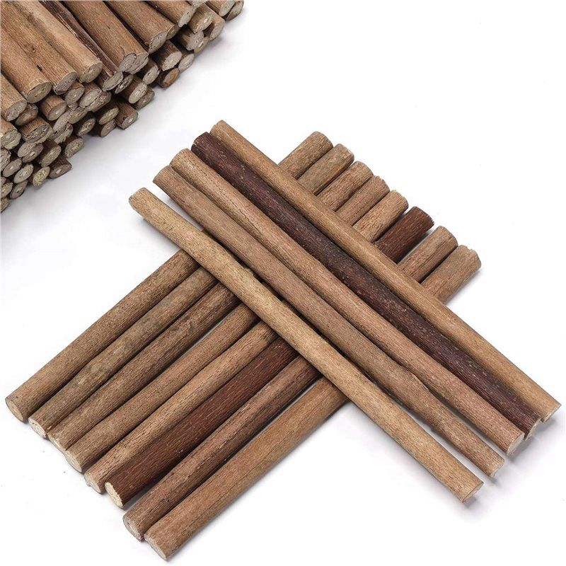 240Pcs Craft Sticks, 6 Inch Long Wood Sticks For Crafts, Twigs Sticks Wood Logs For Decoration, DIY Crafts Photo Props