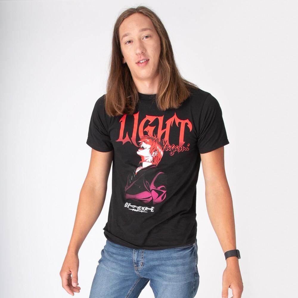 

Ripple Junction Death Note Mens Light Yagami Black Shirt L