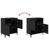 Sideboards 3 pcs Black Oak Effect 60 x 35 x 70 cm
