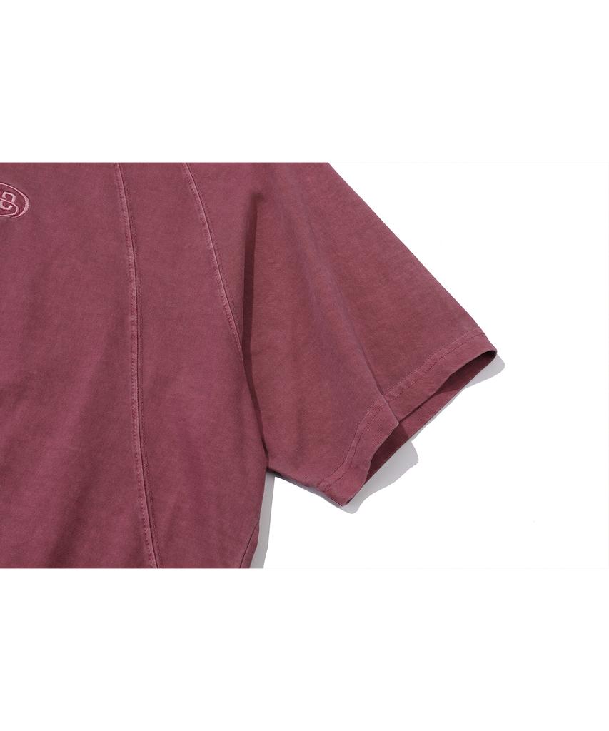 CPGN STUDIO Cp Pigment Cutout Short Sleeve T-Shirt Dusty Pink