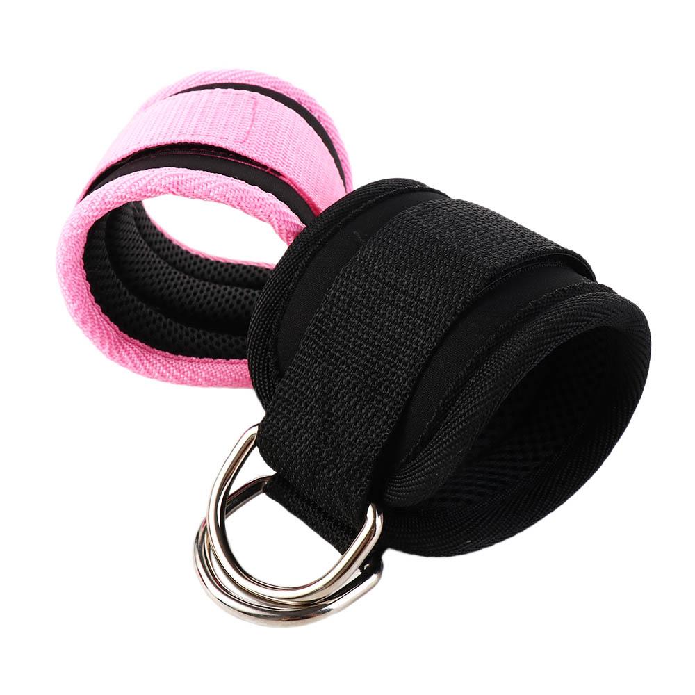 Ankle Straps Cable Ankle Straps Gym Workouts Leg Strength Trainer Double D-Ring Ankle Cuffs