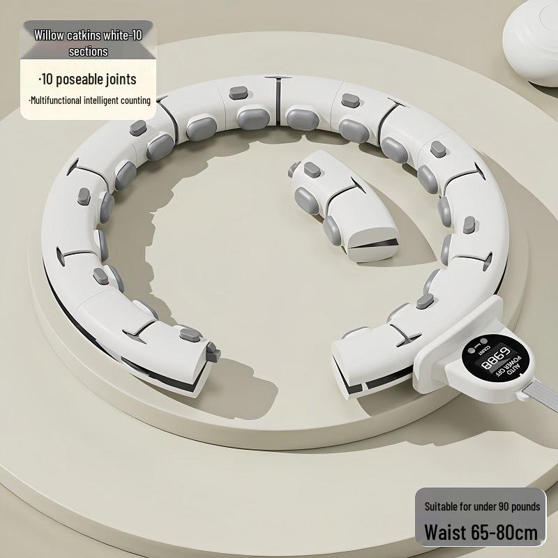 Inteligentne liczenie Hula Hoop: Damski Cichy, Odpinany, Nieopadający Design do Redukcji Tkanki Tłuszczowej na Brzuchu