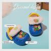 2024 Kids' Cartoon Cotton Slippers: Winter Non-slip, Removable Hole, Two-Wear Design for Boys & Girls