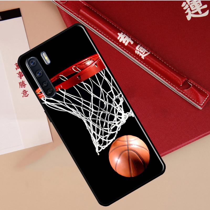Basketball Basket Case For Oppo A60 A98 A58 A78 A18 A38 A80 A40 A77 A57 A17 A74 A54 A94 A96 A76 A16 A15 A5 Pro